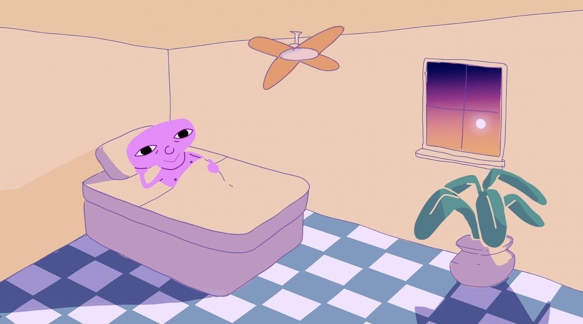 http://mdfilmfest.net/wp-content/uploads/1-Goodnight-Bicycle-Seat-Head_screenshot.png